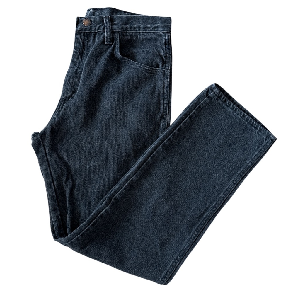 Rustler Men's Straight Leg Faded Black Jeans 32x30